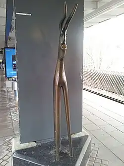 De wachter op het perron