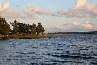 Het Vänermeer bij Torsö.