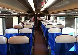 Interieur 2e klas (achterin 1e klas)