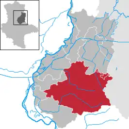 Kaart van Möckern-Loburg-Fläming