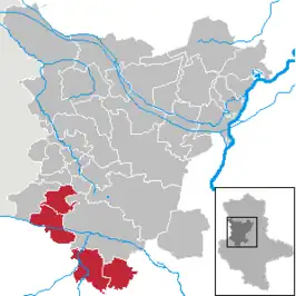 Kaart van Westliche Börde