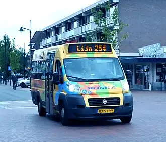 Fiat Ducato lijn 254 van VMNN te Haren.