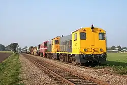 Loc 2207 bij de Veluwsche Stoomtrein Maatschappij te Beekbergen; 15 oktober 2006.