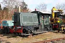 Locomotor NS 225 bij de Veluwsche Stoomtrein Maatschappij.