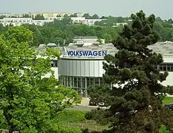 Volkswagen-motorenfabriek in Chemnitz, 2008.