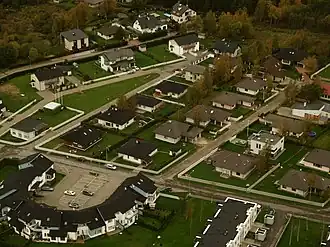 Uitzicht over Lepiku vanaf de tv-toren van Tallinn