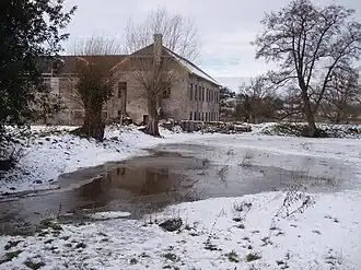 Een stuwvijver bij de Frankenhofmolen