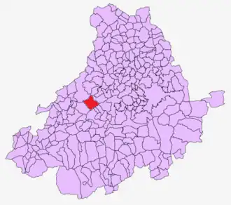 Kaart van Vadillo de la Sierra