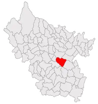 Kaart van Vadu Pașii