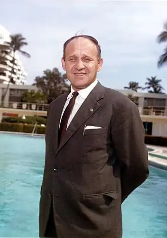 Väinö Linna in Palm Beach, Florida 1963