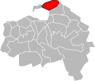 Locatie van het kanton