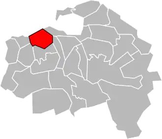 Locatie van het kanton