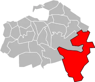 Locatie van het kanton