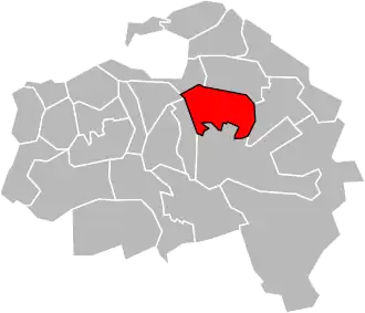 Locatie van het kanton