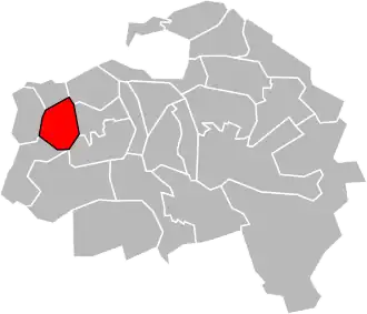 Locatie van het kanton