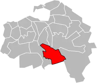 Locatie van het kanton