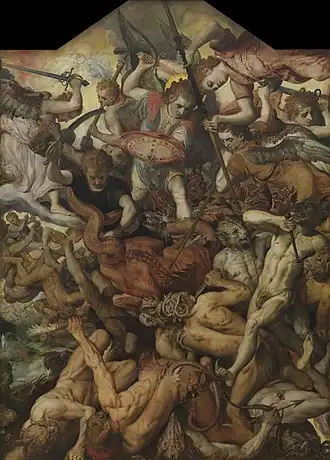 Val van de opstandige engelen, 1554, Koninklijk Museum voor Schone Kunsten, Antwerpen