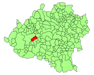 Kaart van Valdenebro