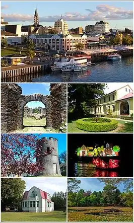 Een collage van Valdivia