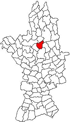 Kaart van Valea Mare