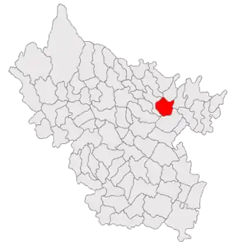 Kaart van Valea Râmnicului