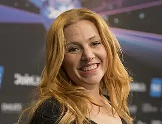Valentina Monetta tijdens het Eurovisiesongfestival 2014