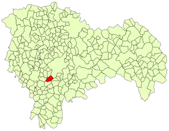 Kaart van Valfermoso de Tajuña