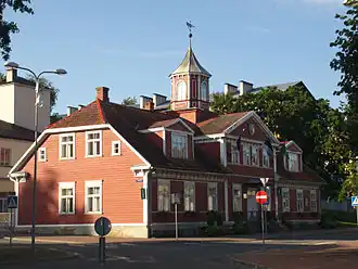 Het gemeentehuis van Valga