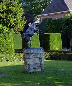 Standbeeld in het Den Halderpark in Valkenburg