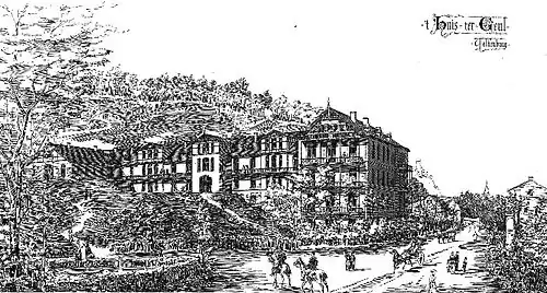 Kuurhotel Huis ter Geul, Valkenburg (ontwerp: P. Cuypers, 1890)