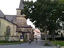 Zicht vanuit het noordwesten