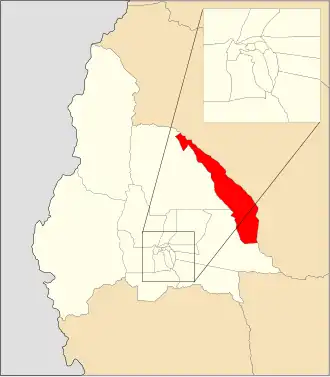 Kaart van departement