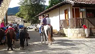 Straat in Valle de Ángeles