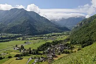 De vallei van Ossau