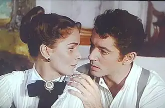 Alida Valli en Farley Granger in Senso