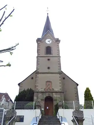 Kerk van Saint-Gengoulf / St. Gangolf in Valmont / Walmen
