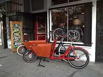 Azor bakfiets in USA