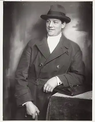 Portret van Van Vlijmen, 1925, door Jacob Merkelbach