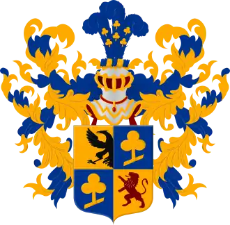 Het wapen van Van Burmania.