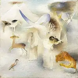 Orpheus speelt voor de dieren