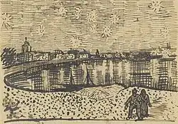 Schets uit brief aan Eugène Boch