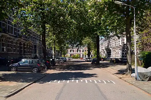 Van Slichtenhorststraat richting St Annastraat