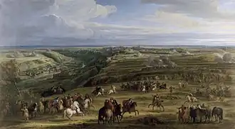 Inname van de stad Luxemburg door de Fransen (juni 1684) door Adam Frans van der Meulen.