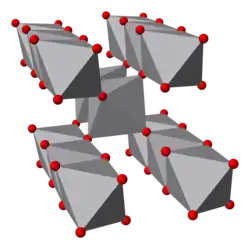 Kristalstructuur van vanadium(IV)oxide