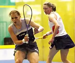 Squashsters Vaneesa Atkinson & Vicky Botwright (2007)