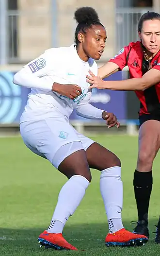 Susanna als speelster van London City Lionesses in 2019