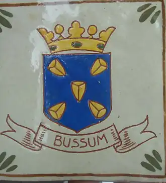 Foto van het blauwe Vapen symbool