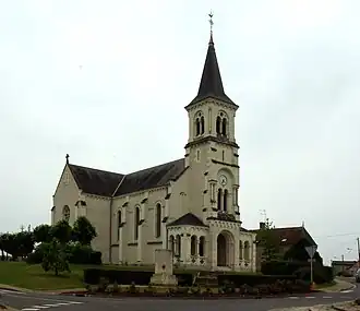 De kerk van Varennes-sur-Fouzon