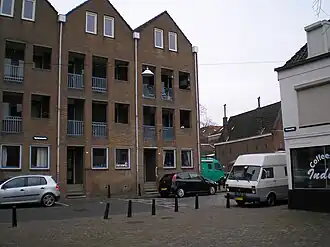 Vismarkt op de hoek van de Varkenmarkt