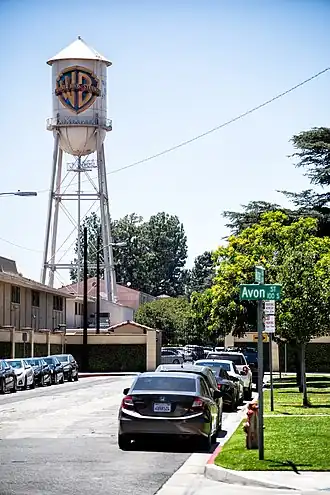 Warer Bros. Water Tower op het terrein van Warner Bros. Studios